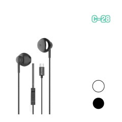 AURICULARES C/MIC PUXIDA C27 C28 TIPO C SIN GOMITAS - comprar online