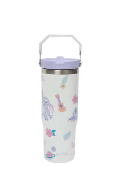 VASO 900 ML TERMICO STITCH C/PICO Y MANIJA DLS 7178 7191 MICKEY NEGRO - KZM