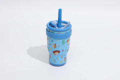 VASO TERMICO 400ML CON TAPA Y BOMBILLA WOODY TIRO AL BLANCO DTS8364 en internet