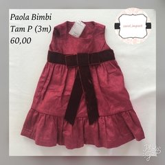 Paula Bimbi 3 meses 60,00 desapego