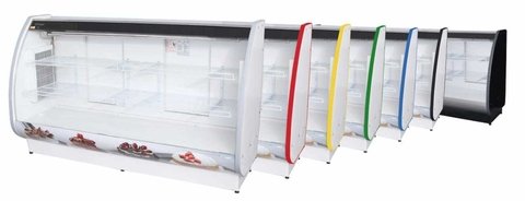 Confeitaria refrigerado 2°C a 8°C 1400 litros 2000x650x1200 CCR2000 - Chimafrio