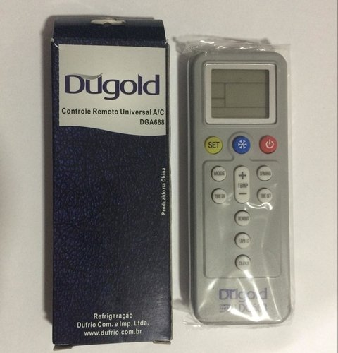 Controle remoto para ar condicionado split Universal - Dugold