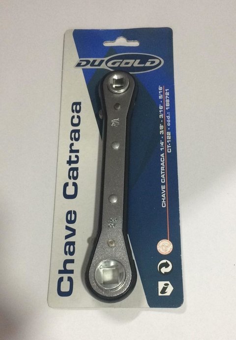 Chave catraca 1/4''-3/8''-3/16''-5/16'' CT-122 Cód. 188721 - Dugold