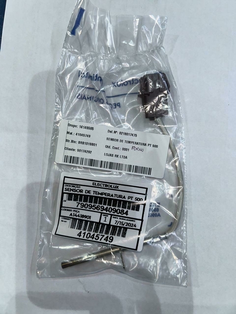 Sensor de Temperatura PT 500 Forno de Embutir Electrolux Expert com VaporBake e Conectividade OE8EW A14418901