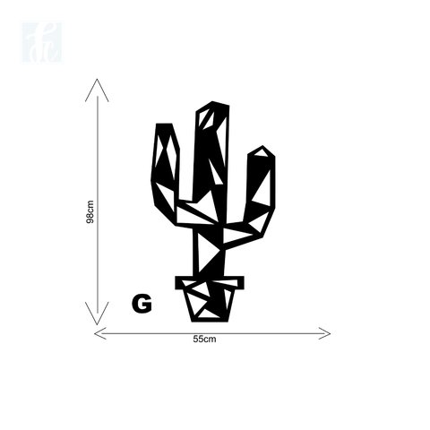 Escultura 2D - Cacto - comprar online