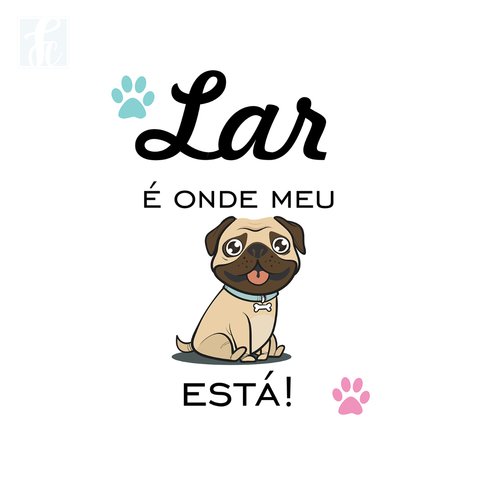 Placa Decorativa Pet - Cachorro - comprar online