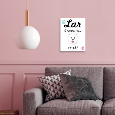 Placa Decorativa Pet - Cachorro