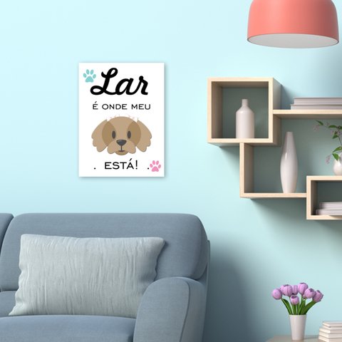 Placa Decorativa Pet - Cachorro