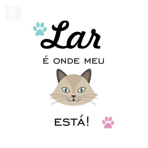 Placa Decorativa Pet - Gato - comprar online