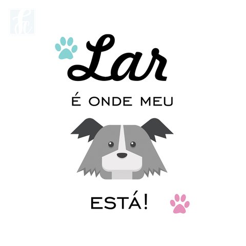 Placa Decorativa Pet - Cachorro - comprar online