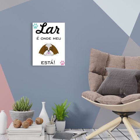 Placa Decorativa Pet - Cachorro