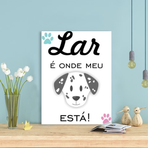 Placa Decorativa Pet - Cachorro