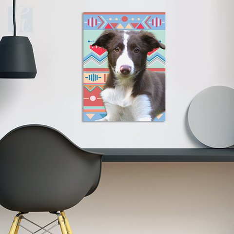 Placa Decor Pet Personalizada - Etnic Color - comprar online