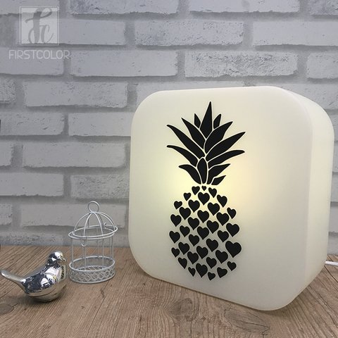 Luminária Ledito Box - Abacaxi Love - comprar online