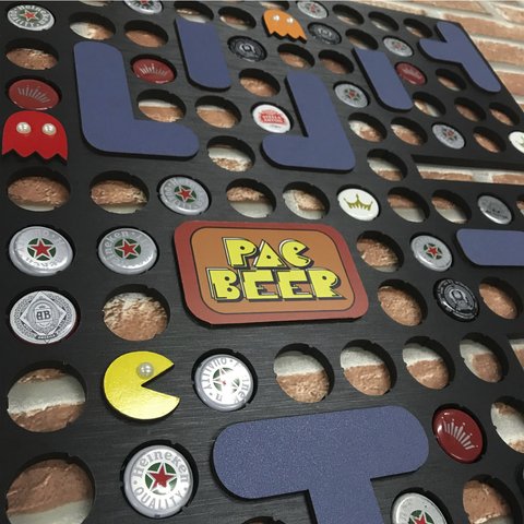 Quadro Porta Tampinhas - Pac Beer G - comprar online