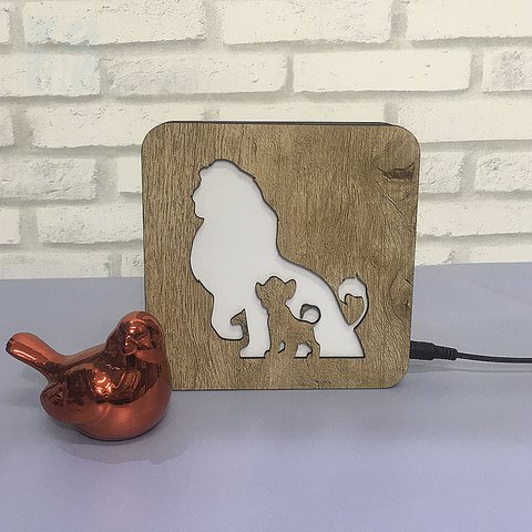 Luminária Ledito Wood - Leão Pai e Filho - comprar online