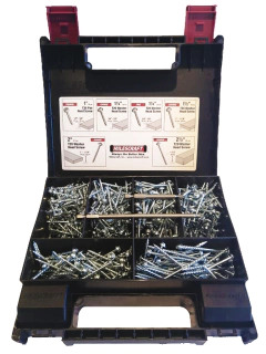 Milescraft Kit Tornillos Torx 700 Unidades 6 Medidas + 2 Puntas Torx - ABCdeals
