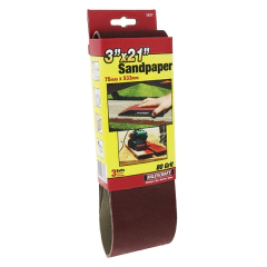 Milescraft Set 3 Lija Banda 75x533 Grano 80 Primera Calidad - ABCdeals