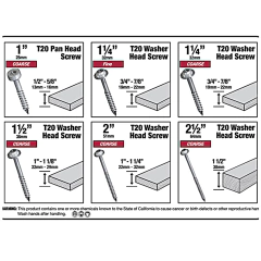 Milescraft Kit Tornillos Torx 700 Unidades 6 Medidas + 2 Puntas Torx - comprar online