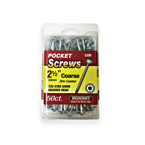 Milescraft Tornillos Torx 2 1/2 Pulgadas (64mm) x50 Unidades