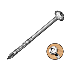 Milescraft Tornillos Torx 2 1/2 Pulgadas (64mm) x50 Unidades - comprar online