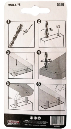 Milescraft Kit Entarugador Mecha Tope Tarugo Centrador 6 Mm - comprar online