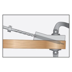Milescraft Mecha Escalonada Pocket Jig Hexagonal 1/4 en internet