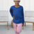 Kit 2 Camiseta Básica infantil Menino e Menina Unisex Manga Longa Malha PV - Valentina confecções-Moda feminina e masculina