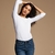 Kit 2 Camiseta manga Longa Feminina Malha Algodão Premium na internet