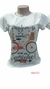 Camiseta T-shirt femenina modelo baby look Estampadas - loja online