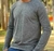 Camiseta Masculina Manga Longa 100% Algodão - comprar online