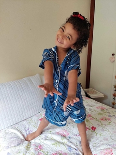 Pijama Infantil Viscose Estampada ZK03