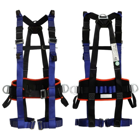 Cinto de Segurança Paraquedista em H para Trabalho em Altura com 7 Pontos - comprar online