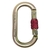 MOSQUETÃO DE OVAL DE AÇO 40KN KEYLOCK - WHEY - comprar online