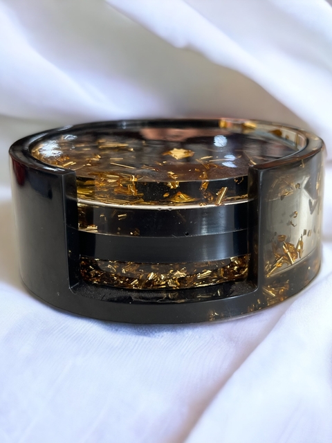 Porta Copos em Resina - Sabrirê Ateliê