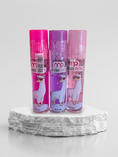 Brilho Labial Lhama Maria Pink Sabores