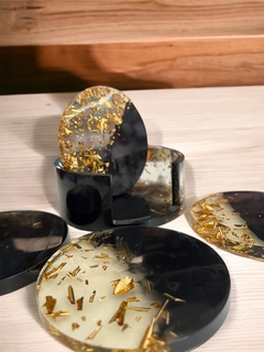 Porta Copos em Resina - Sabrirê Ateliê - comprar online