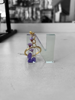 Imagem do Chaveiro de Letras Personalizáveis