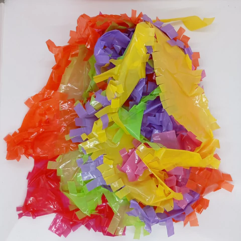 Collar hawaiano multicolor x 10 u.