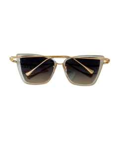 Óculos de sol feminino Snow gatinho espelhado prata - comprar online