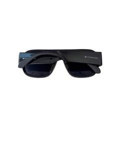 Óculos de sol feminino aviador retrô preto acetato na internet