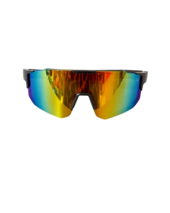 Óculos de sol unissex Nolan preto espelhado colorido - comprar online