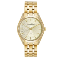 RG29 Relógio Mondaine Dourado 32802LPMVDE1