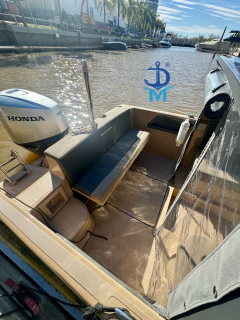 SARTHOU CABIN 600 HONDA 115 HP- LANCHA CABINADA - Diego Marcon Broker Náutico