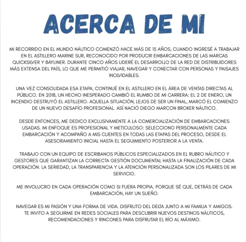 Banner Diego Marcon Broker Náutico