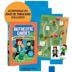 Pack 4 Livros Authenticgames - ACOMPANHA UM JOGO TABULEIRO + Minecraft 2024 + 6 Envelopes na internet
