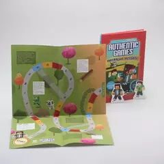 Pack 4 Livros Authenticgames - ACOMPANHA UM JOGO TABULEIRO + Minecraft 2024 + 6 Envelopes - C J GRAPHIC NOVEL