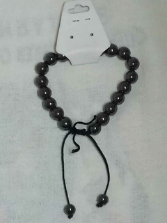 Pulseira Hematita Ajustável 10mm