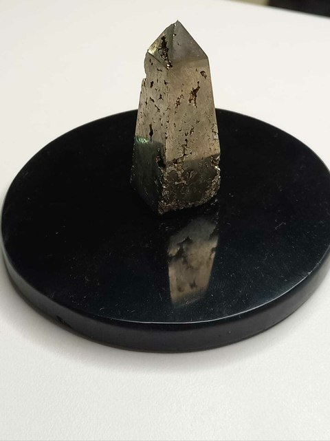 Ponta de pirita qualidade extra ACOMPANHA CHAPA OBSIDIANA