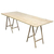 Mesa Tablón 240x70 Madera Pino Quincho + Dos Caballetes Plegables - comprar online